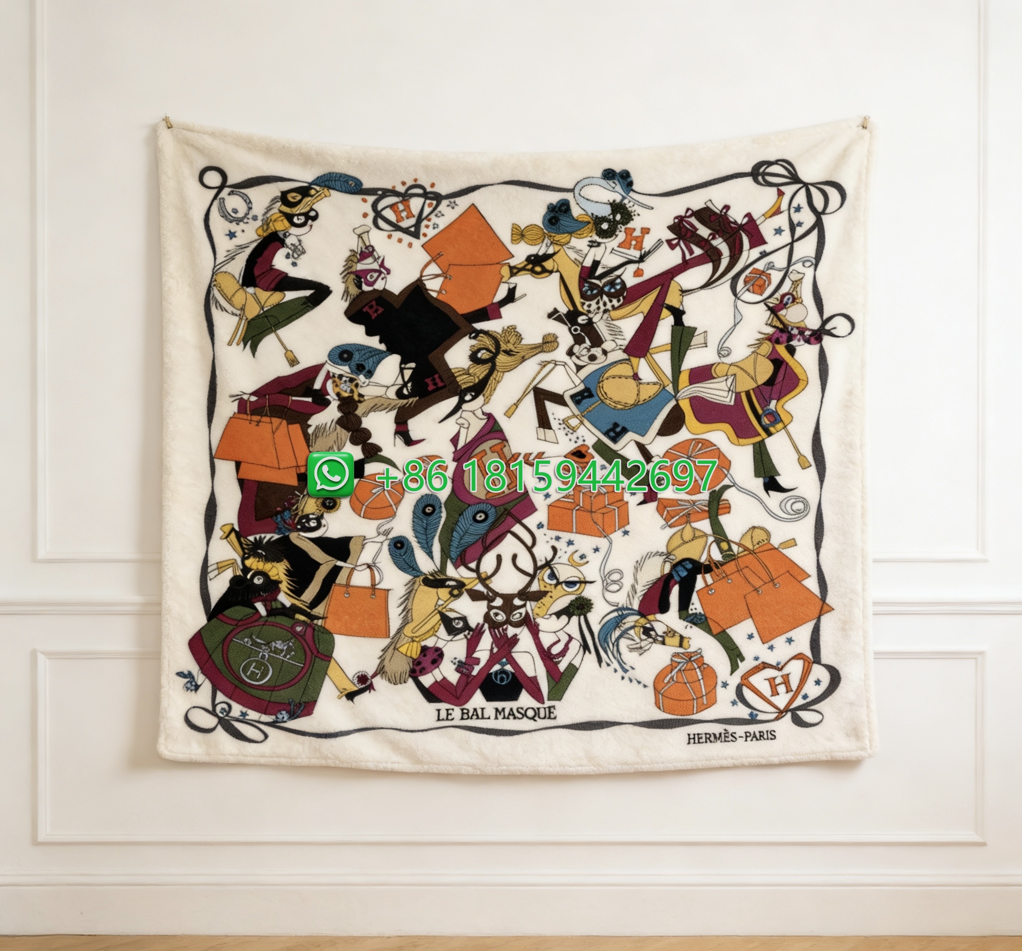 Hermes Throw Blankets